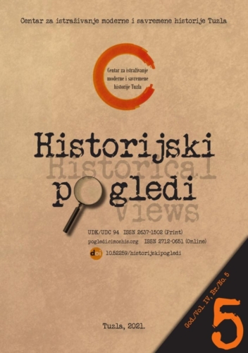 Časopis Historijski pogledi broj 5. / Journal Historical Views no. 5